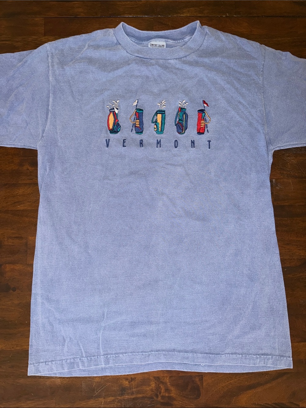 2010s Comfort Colors Vermont Golf Tee Shirt